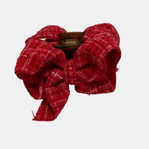 PIRANHA VERMELHA COM FIOS DOURADO