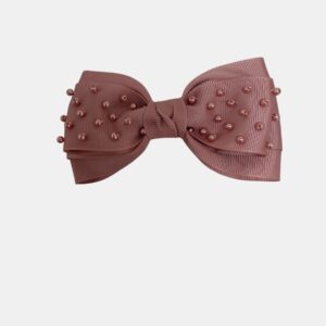 LAÇO ROSA ENVELHECIDO COM PÉROLA