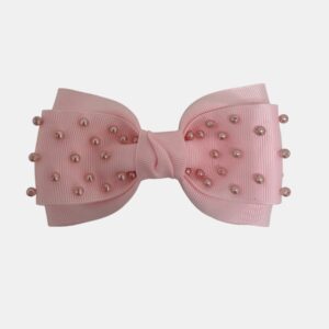 LAÇO ROSA COM PÉROLA ROSA