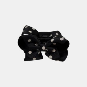 PIRANHA PRETA COM BOLINHA BRANCA