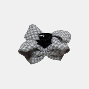 PIRANHA XADREZ CINZA COM BRANCO