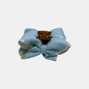 PIRANHA AZUL BEBÊ COM ACABAMENTO BEGE