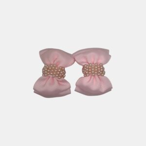 MINI PAR DE LAÇO BABY  COM PÉROLA