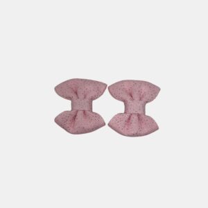 PAR DE LAÇO SIMPLES PEQUENO COM LEVE BRILHO